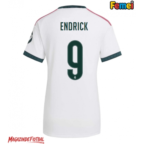 Real Madrid Endrick #9 Tricou Fotbal Replică 2026-27 Femei Acasa Real Madrid Endrick #9 Tricou Fotbal Replică 2026-27 Femei Acasa
